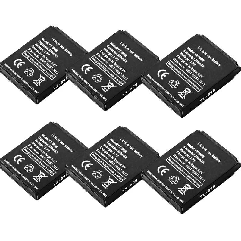 

3pc/lot 380mAh Replacement Battery For A1 DZ09 Smart Watch Battery Backup Batteria For DZ09 A1 Smartwatches Rechargable Battery