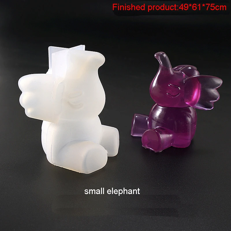 1 шт. силиконовые формы для украшений в виде слона | Украшения и аксессуары
