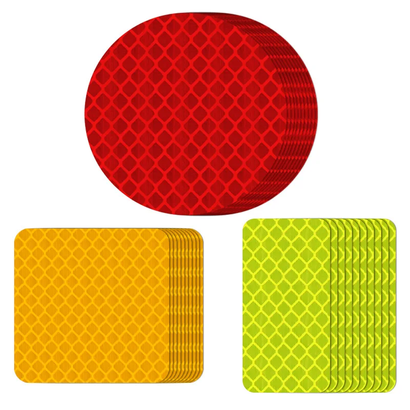 

1 Set Universal Auto Bumper Reflective Stickers Night Driving Riding Safety Warning Stickers Parts Fit for Motorcycle Bicycles