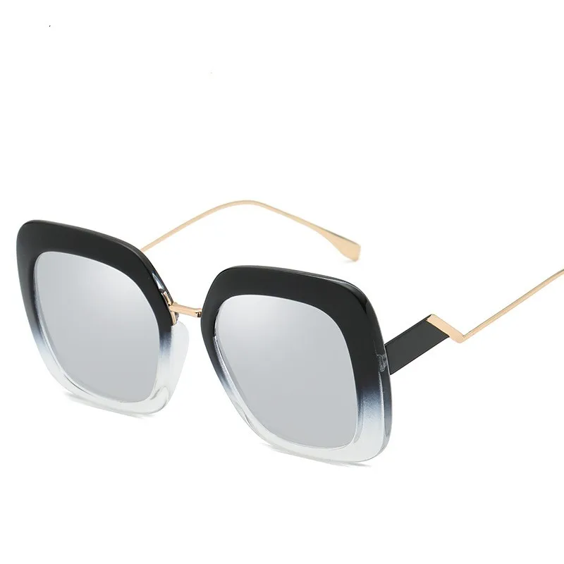 Яркие Квадратные Солнцезащитные очки для женщин модные сны большие