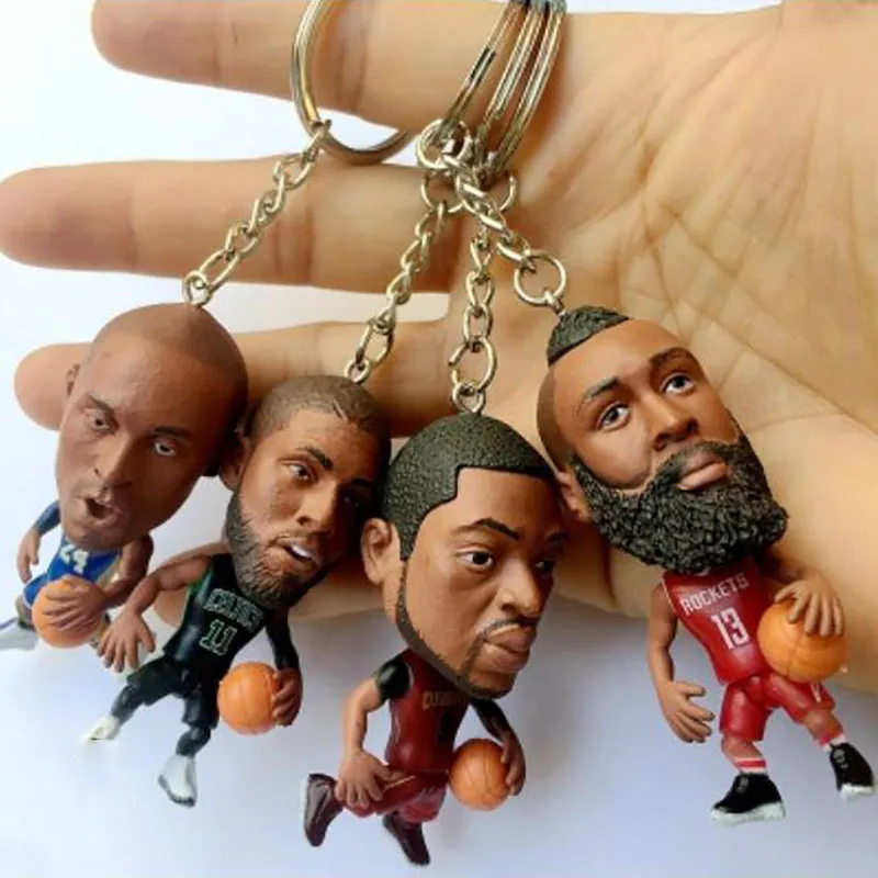 Новая мини кукла NBA Коби/Джеймс/Вэйд/Алфавит/Энтони/Карри/Дюрант/кукольный брелок