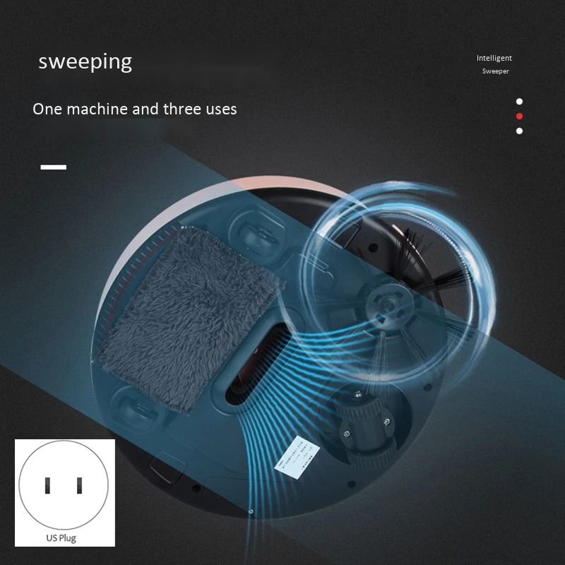 Многофункциональный робот пылесос 3 в 1 Авто Перезаряжаемые Смарт ing сухой мокрой