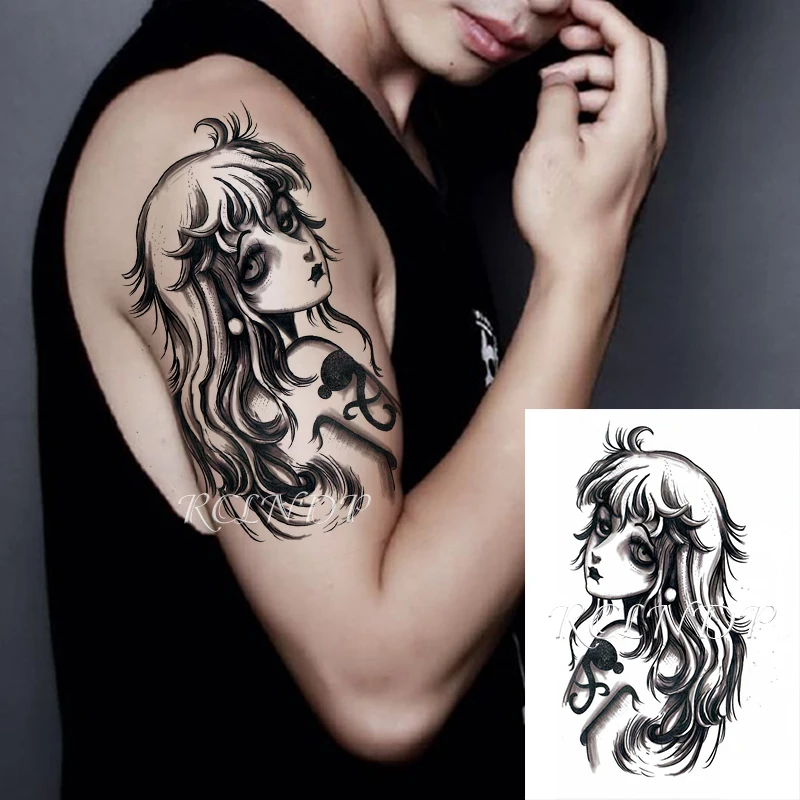 Водостойкая Временная тату-наклейка художественный дизайн искусственный тату