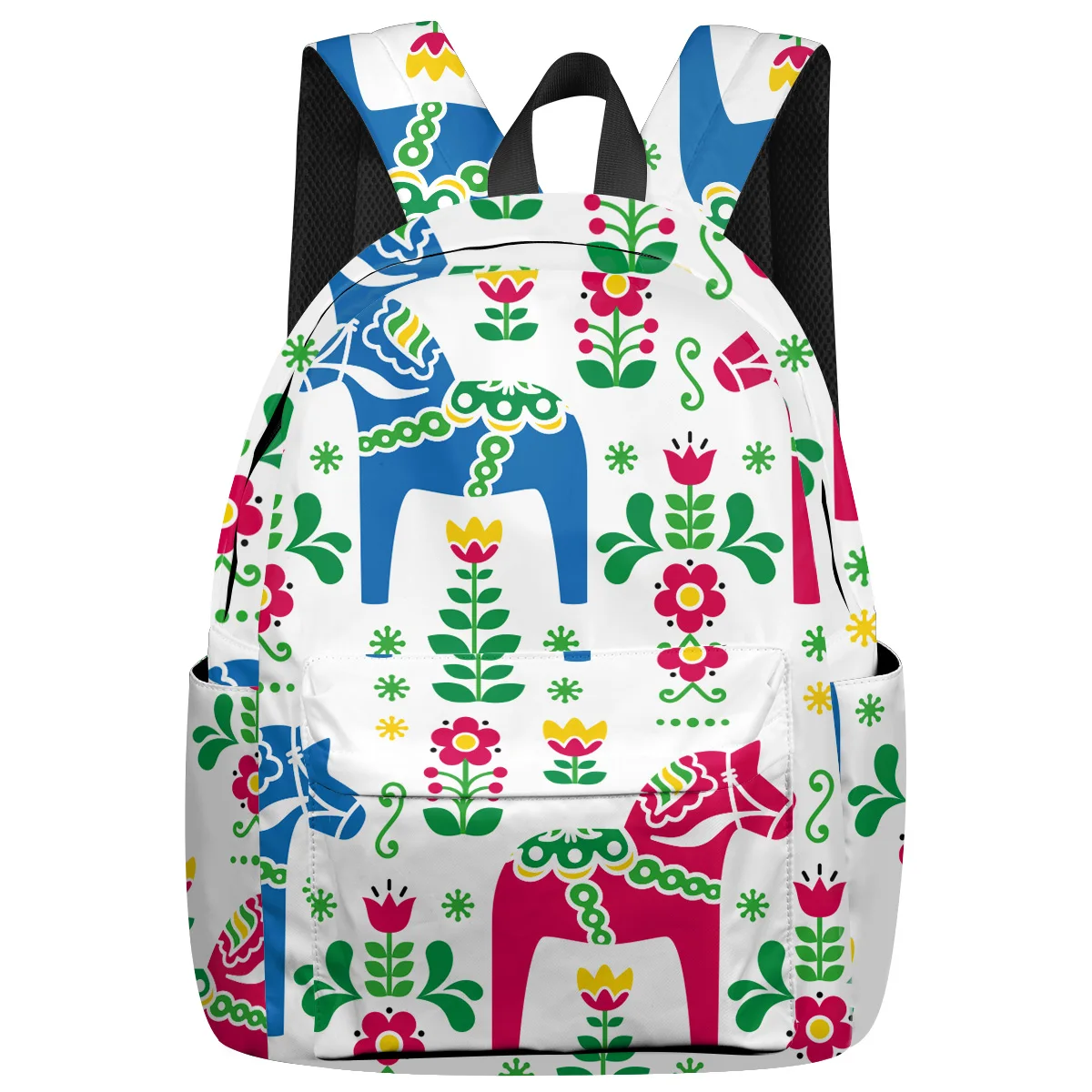 Абстрактный рюкзак с изображением лошади пони для студентов колледжа ноутбука