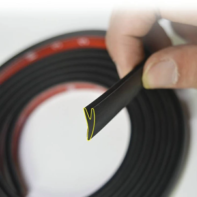 Y Shape Car Seal Strips Window Gap Sealing Sound Insulation Waterproof Dustproof Sealed Strip Stickers Exterior Protection | Автомобили и