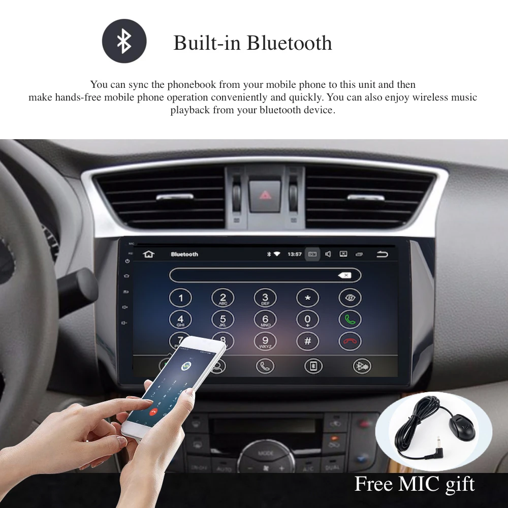 Автомагнитола 2 Din для Nissan Sylphy B17 Sentra 2012 2013 2014 2015 2016 2017 2018 Pulsar Android 9 0 Carpay с радио и Gps
