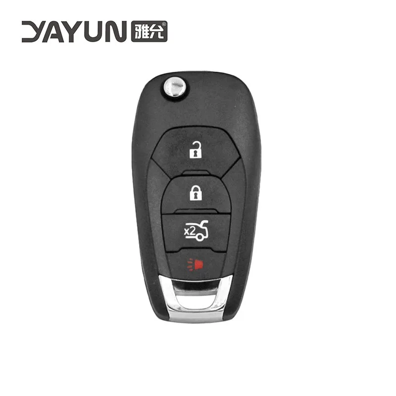 

5PCS ForChevrolet 3+1 buttons New Replacement Remote Flip Key Shell