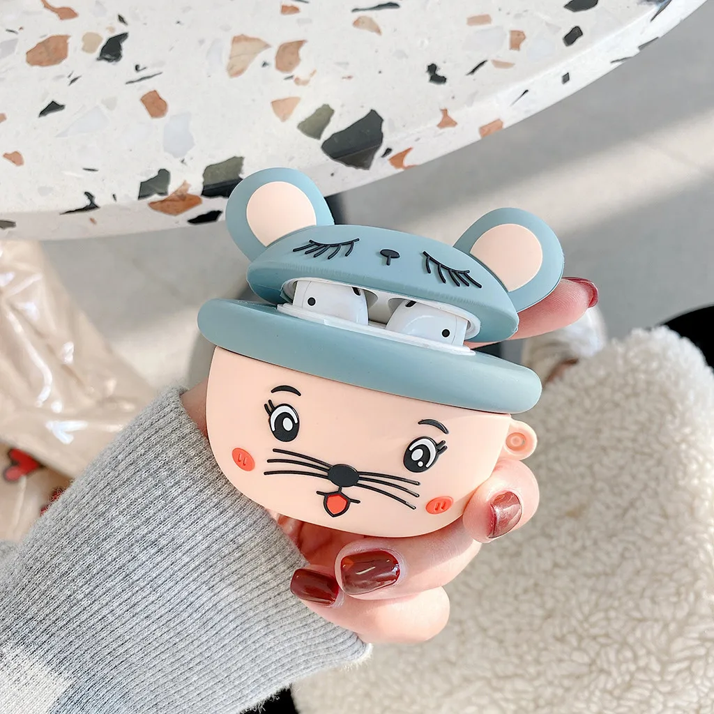 2021 аксессуары для наушников Airpods Pro 2019 чехол беспроводной зарядки силиконовый
