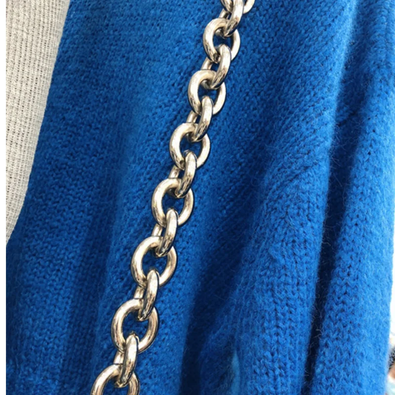 

2020 sweater women winter new knitted sweater Korean version of lazy wind solid color long-sleeved top