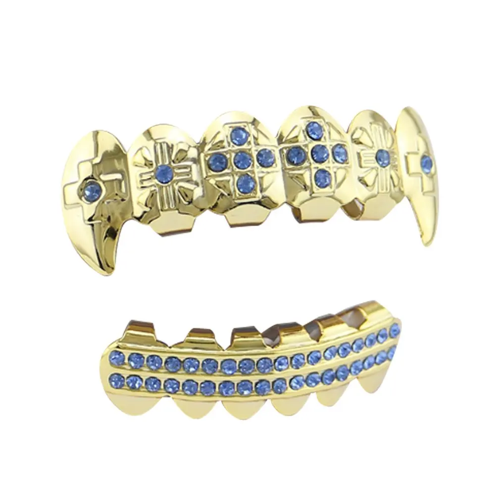 Набор украшений GENBOLI Металлические брекеты в стиле хип-хоп набор для Хэллоуина