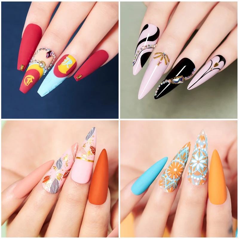 MEET ACROSS 2/4/6 шт. искусственный яркий лак Полупостоянный Гибридный Гель-лак