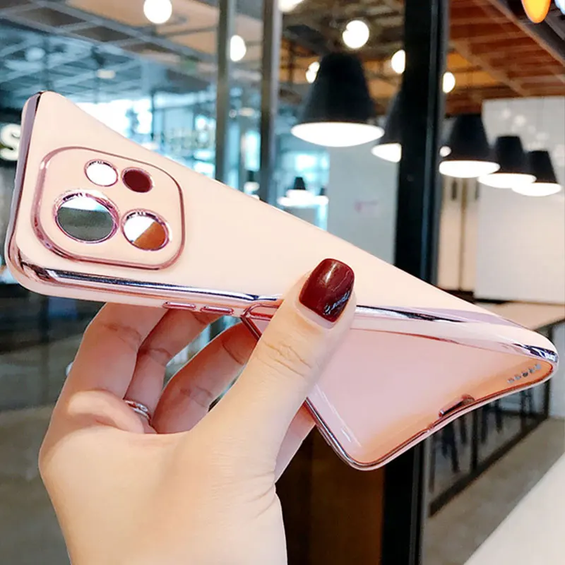 Luxury Silicone Case For Xiaomi Mi 11 phone Case For Xiaomi mi11 Pro Cover Shockproof Stand Holder Case Xiaomi Mi11 Lite Pro