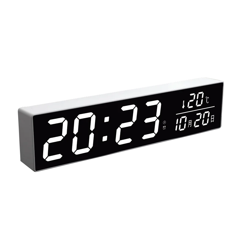 Электронный Настольный будильник простые светящиеся часы с календарем в