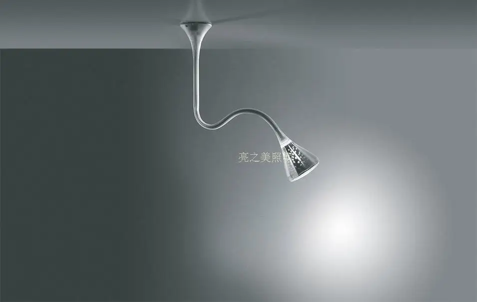 Modern simple PIPE tube floor lamp free curved lotus living room library house chain store lights | Лампы и освещение