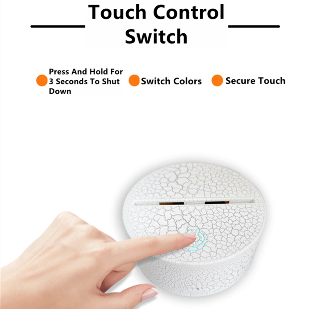 Для детских игрушек подарок 3d ночсветильник лампа для моделирования USB интерфейс