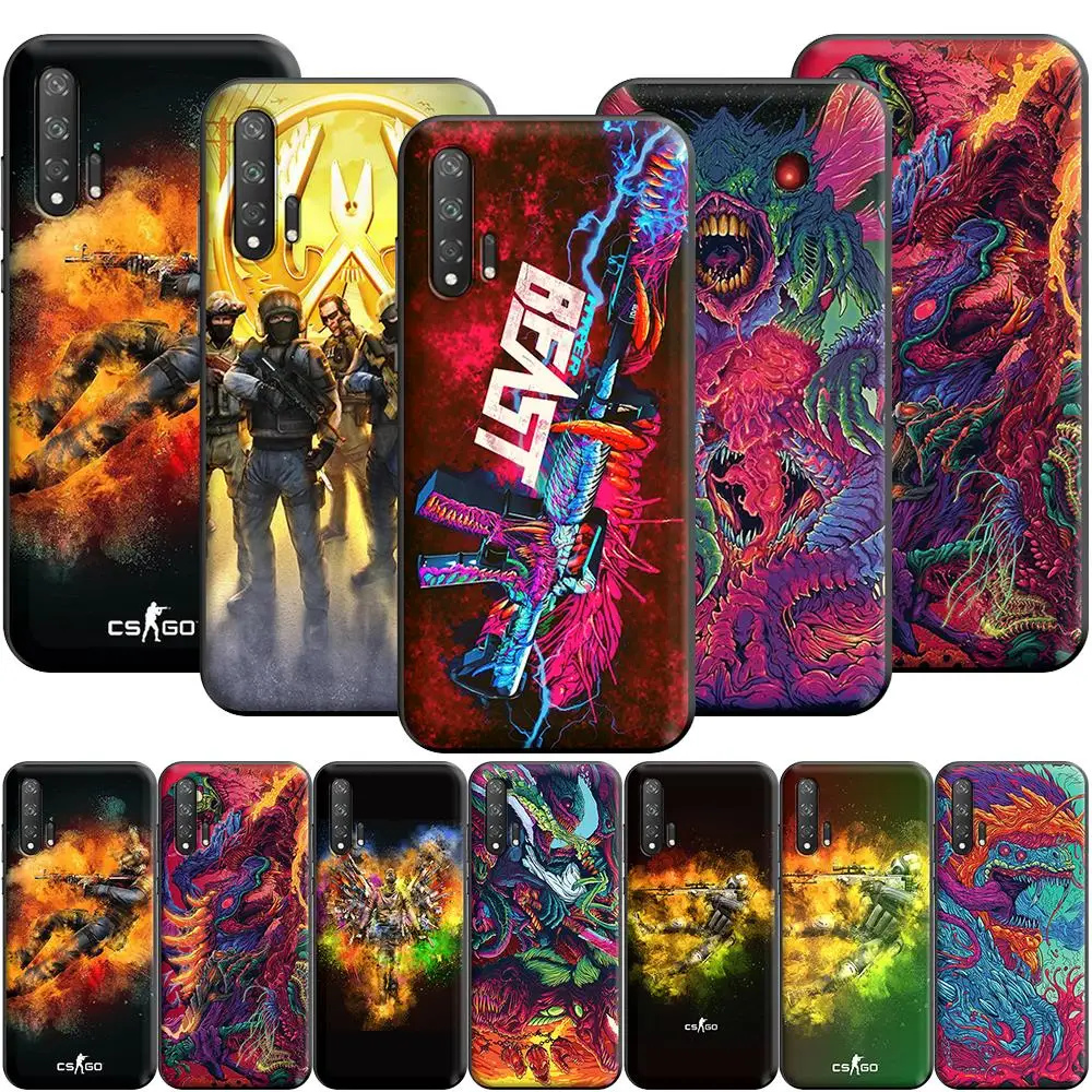 Силиконовый чехол Hyper Beast CS Go для Huawei Honor V30 30 8 8A 8X 8C 9 9X 10 Note View 20 20S Pro Lite | Мобильные