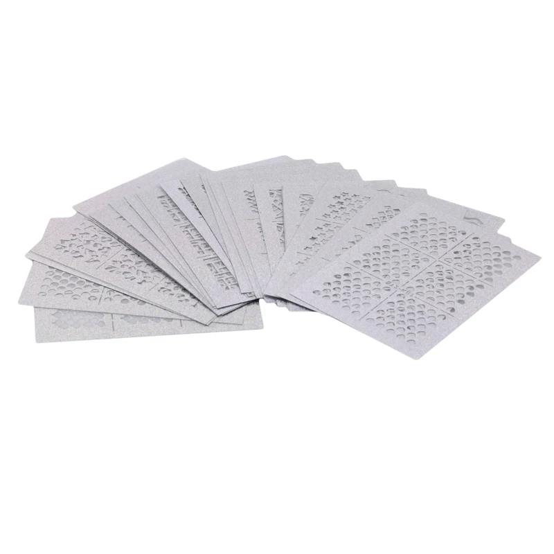 

24 шт./компл. полый трафареты наклейки для дизайна ногтей цветок розы набор разных форм наклейки для ногтей украшения маникюрные виниловые н...