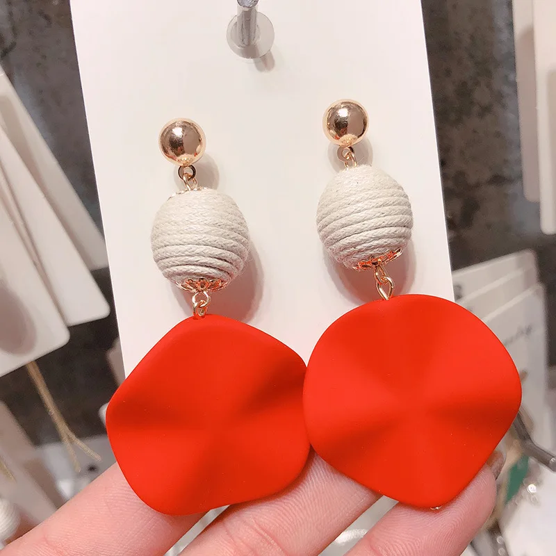 Серебряные иглы длинные женские серьги с жемчугом модные темперамент простые анти-аллергические серьги летние индивидуальные сетчатые украшения - Окраска металла: 1.69