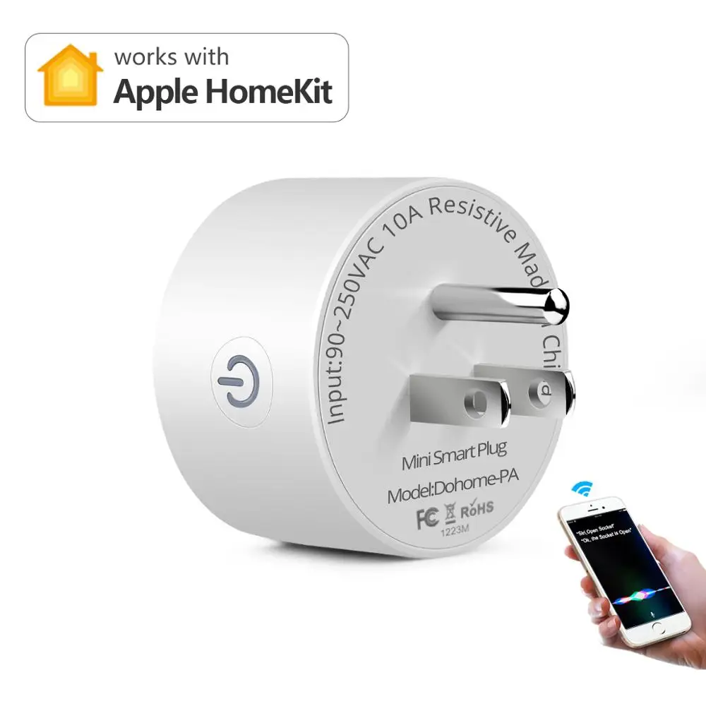 Умная розетка Homekit с Wi Fi и голосовым управлением 10 А|Управление умным домом| |
