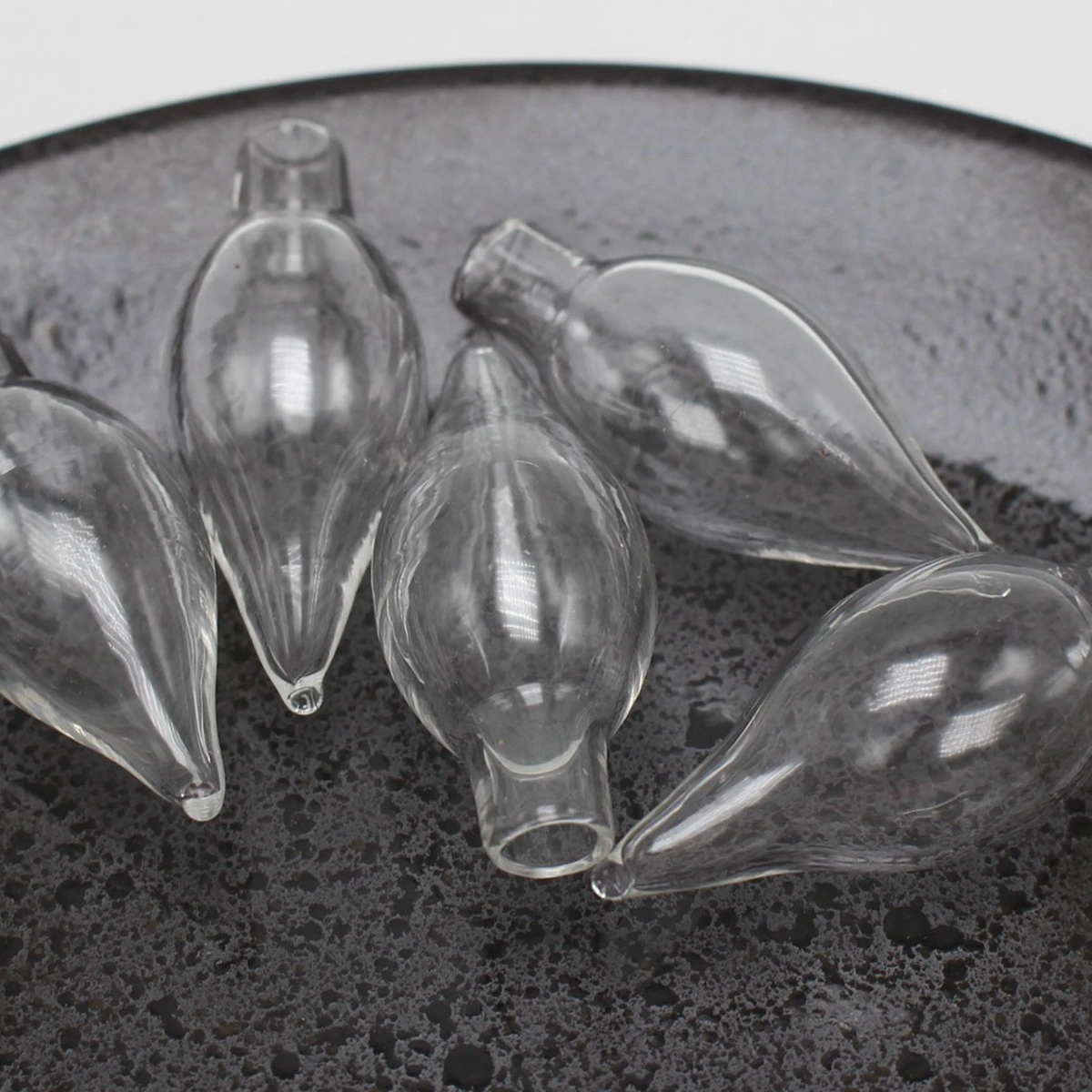 2 Sets Clear Empty 3D Teardrop Glass Bottle Vials Charm Pendants 16X38mm Memory Locket | Украшения и аксессуары