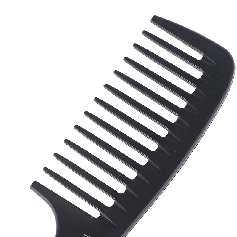 

3pcs/lot Heat-resistant Large Wide Tooth Comb For Hair Styling Tool Portable Black Wide Tooth Comb Black Plastic