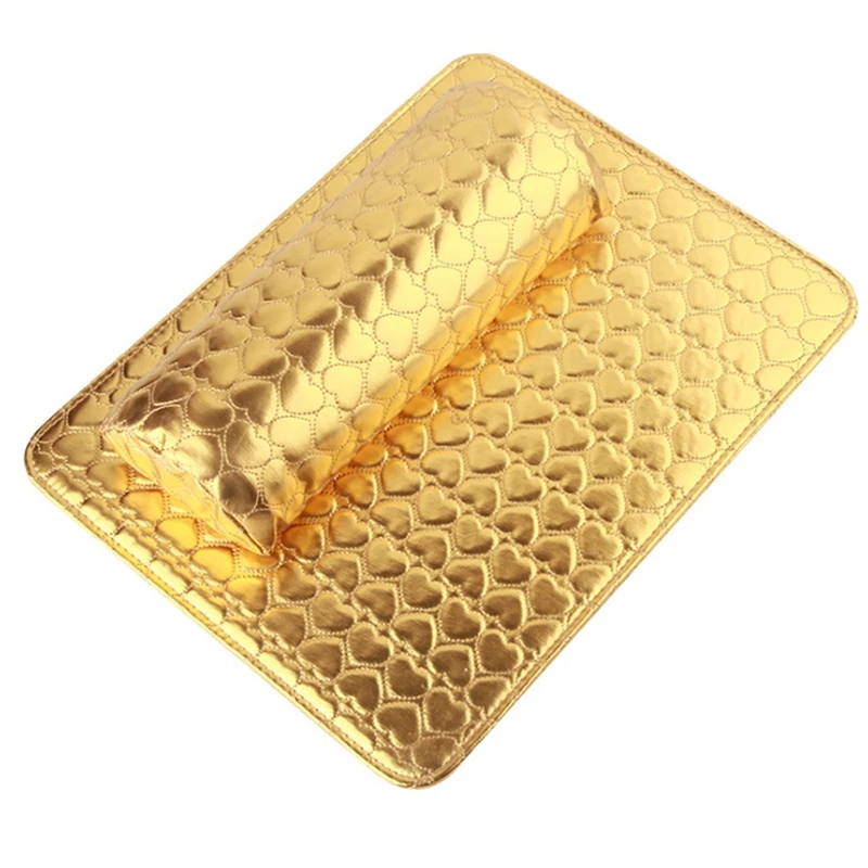 

Держатель для ногтей, подставка для рук для маникюра, подставка для подушки для ногтевого дизайна, подушка для маникюра (Золотая)