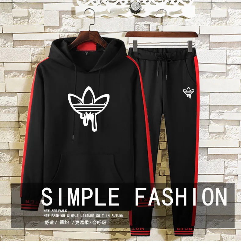 2020 брендовый Мужской Повседневный свитер пуловер мужская спортивная одежда с