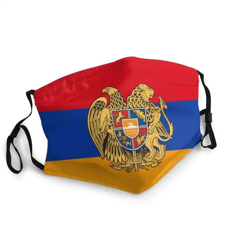 

Proud Armenian Mask Anti Dust Reusable Flag Of Armenia Face Mask Protection Cover Men Women Respirator Mouth Muffle