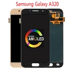 Оригинальный Super AMOLED для Samsung Galaxy A3 2017, ЖК-дисплей, сенсорный экран, дигитайзер в сборе, A320, A320M, SM-A320F, A320FD ЖК-дисплей