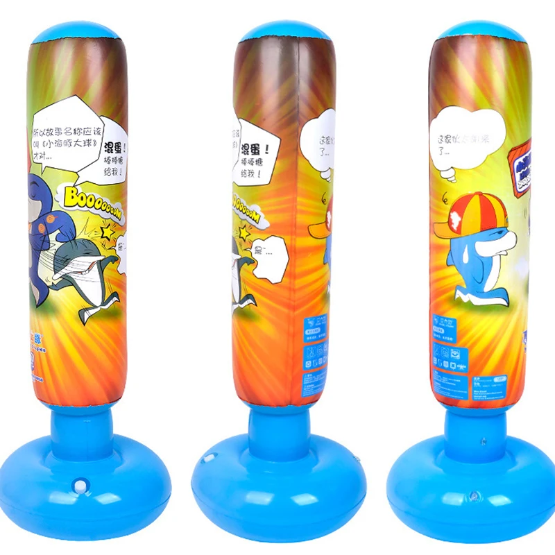 Груша боксерская надувная детская игрушка для игр на открытом воздухе мяч с