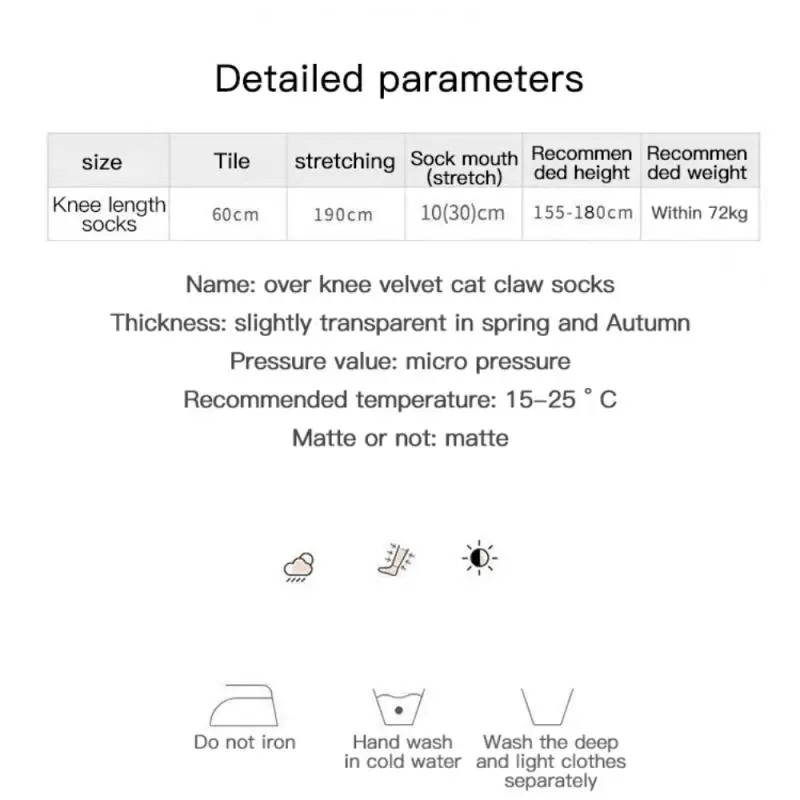 

1 Pair Cat Paw Socks For Women Girls Kawaii 3D Cat Claw Over Knee Stockings ToeBeanies Cute New Year Gift Lolita Pawpads