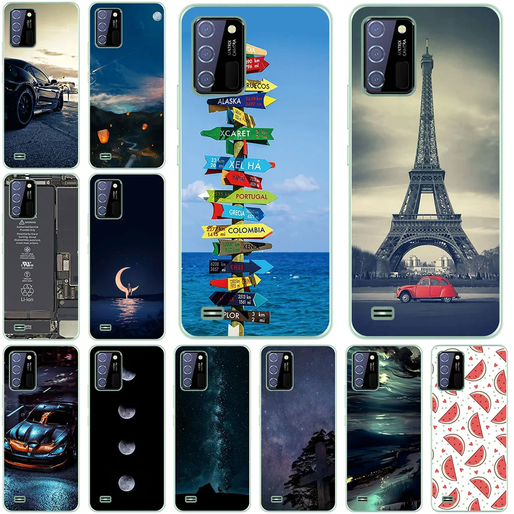 

Phone Case For Oukitel C25 2021 6.52 inch Soft TPU Cover Color Luxury Popular Printing Mobile Fashion Bags Free Shipping