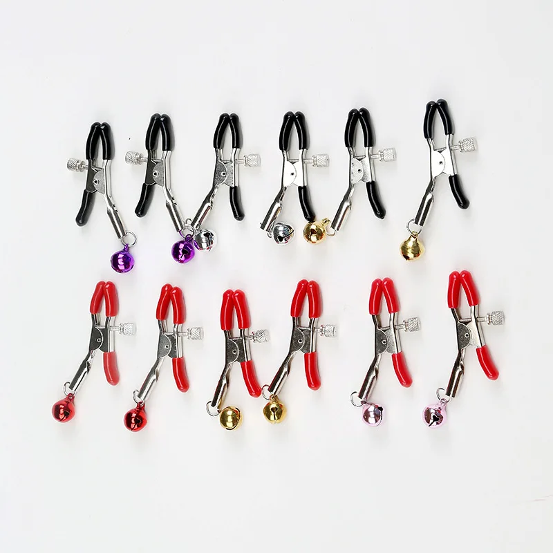 Зажимы для сосков БДСМ эротические металлические зажимы груди Стимулятор