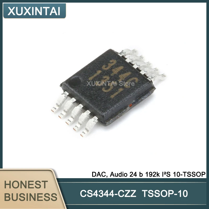 

10 шт./лот CS4344-CZZ CS4344 DAC, Audio 24 b 192k I²S 10-TSSOP