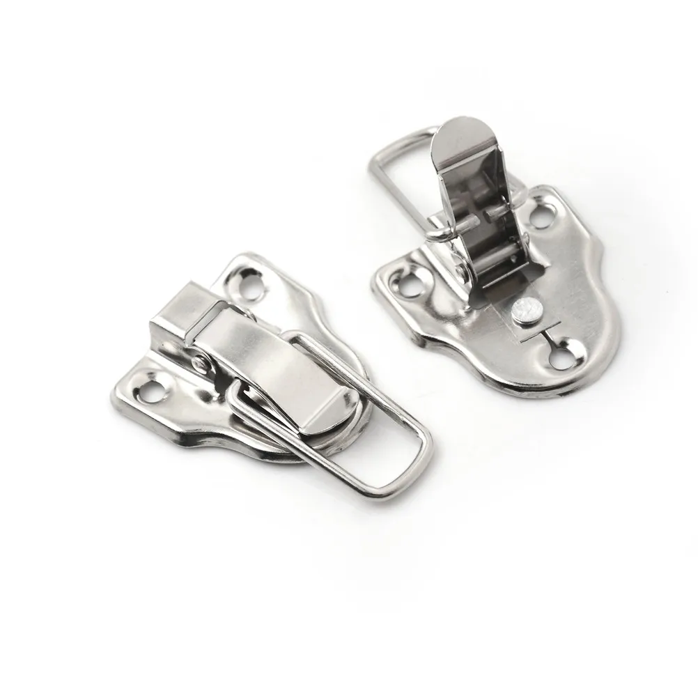 2Pcs Hardware Vintage Jewelry Wood Box Hasps Drawer Latches Decorative Suitcases Hasp Latch Buckle Clasp