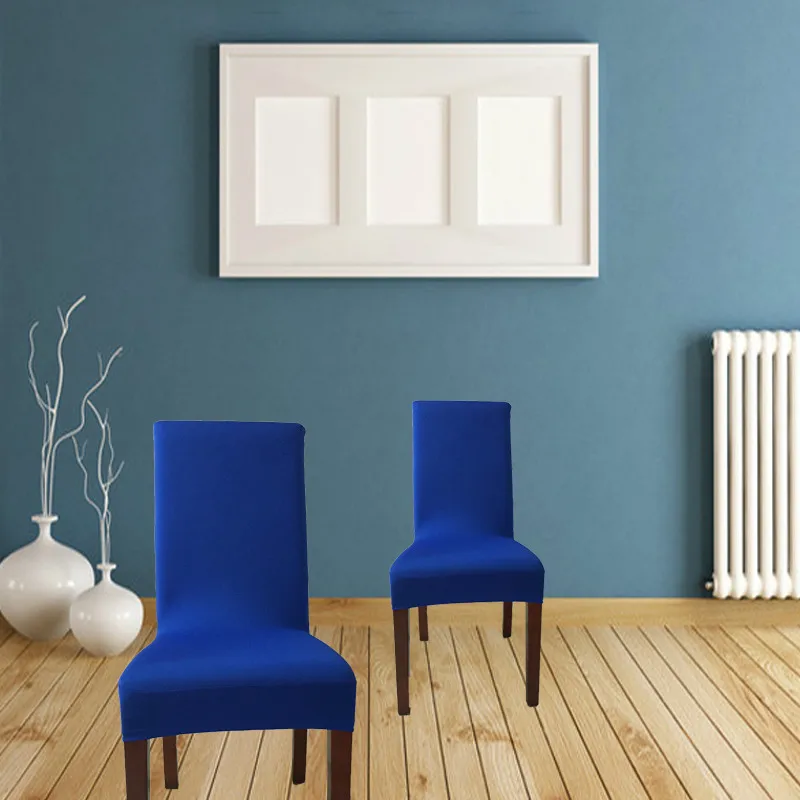 Современные эластичные чехлы для стульев полуоткрытые тапочки из материала