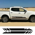 2 шт. виниловые автомобильные наклейки для Nissan Navara NP300 внедорожник горный Стиль Дверь боковая юбка полосы Stricker
