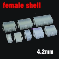 10x 5559 4 2mm white 2 4 12 pin female for pc computer atx graphics card gpu pci e pcie power connector plastic shell housing