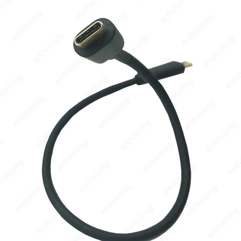 3 1 USB C 16 + 10 Гбит/с 90 градусов левый и правый угол позолоченный штекер-штекер Тип на