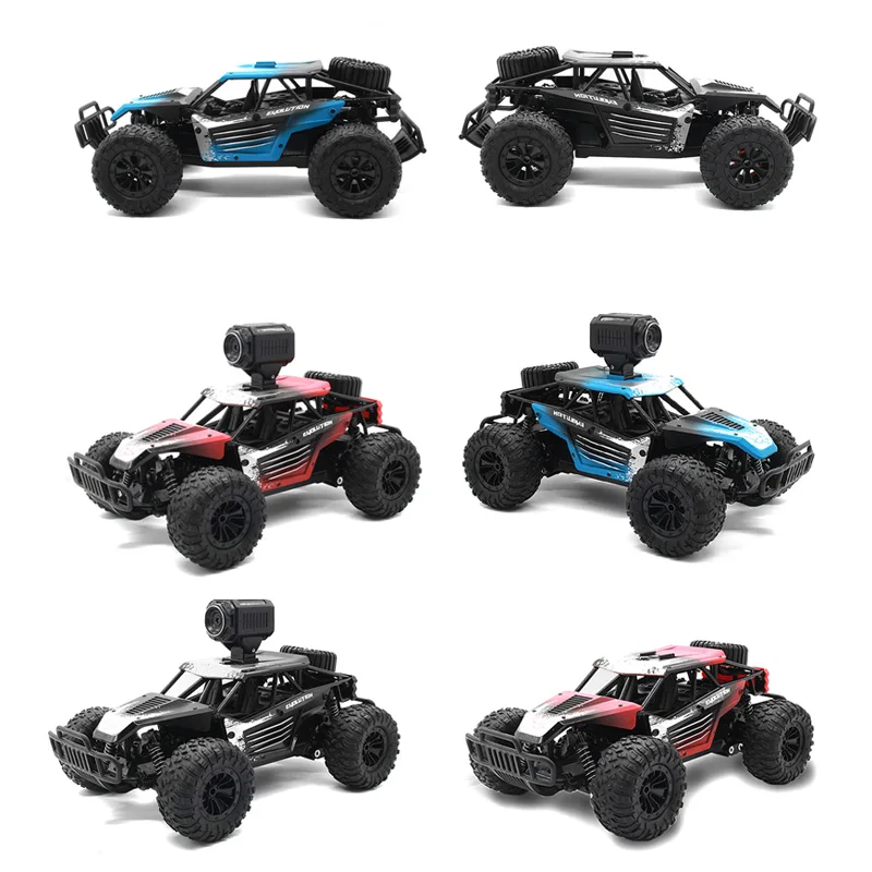 

25KM/H 2.4G Electric High Speed Racing RC Car with WiFi FPV 720P Camera HD 1:18 Radio Remote Control Climb Off-Road Buggy Trucks