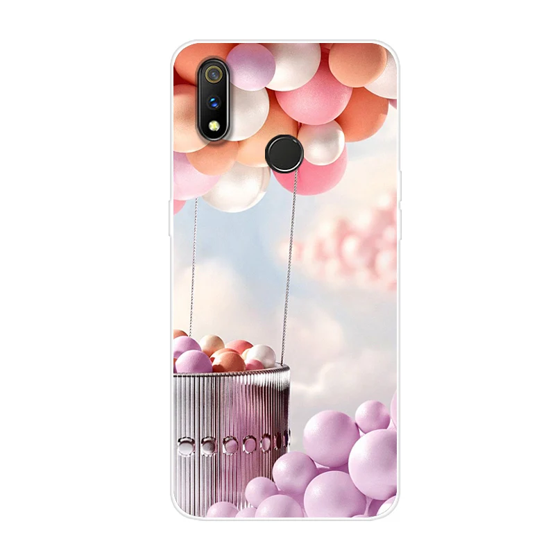 39 Мягкий чехол из ТПУ для OPPO Realme 3 Pro, Прозрачный бампер с мультяшным рисунком, задняя крышка для телефона OPPO Realme3 3Pro Realme3Pro, силиконовый чехол s - Цвет: 39