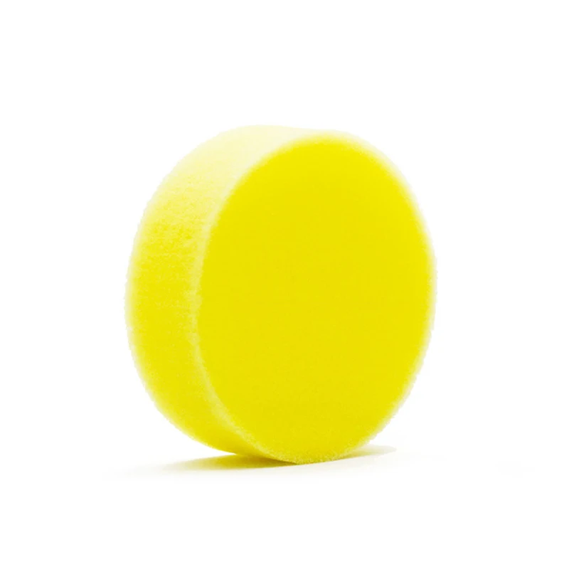 

Round Wax Sponge Cleaner Shoe Polishing Foam Applicator Pad For Cleaning Car Home Cleaning Maintenance Tools Glass Yellow Brush