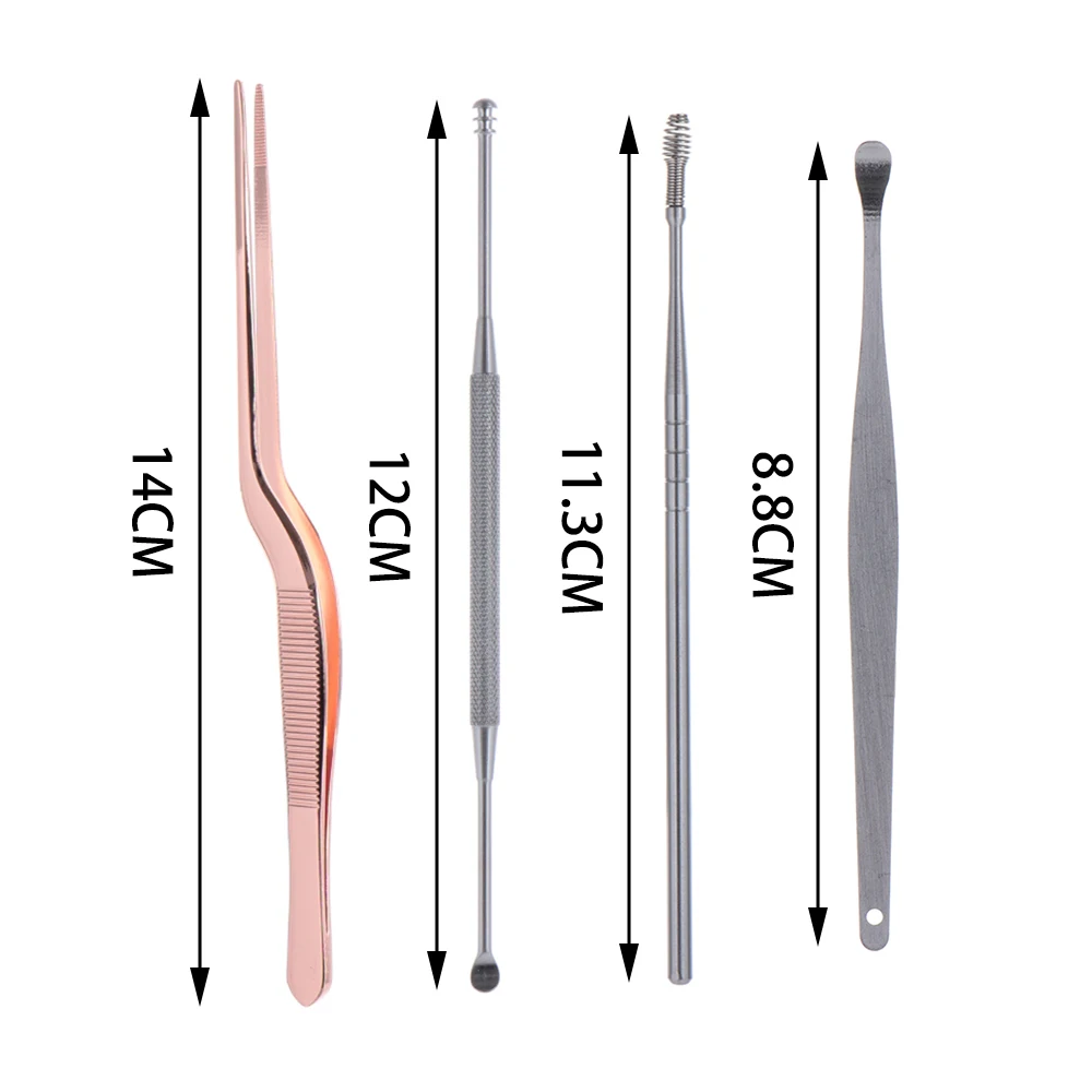 Профессиональный набор инструментов для маникюра и педикюра нержавеющая сталь