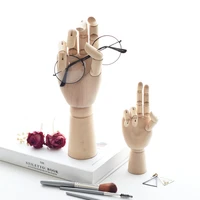 wooden hand statue sketch human body model rotatable joint 3 sizes left and right hand handmade craftsmanship miniature statue
