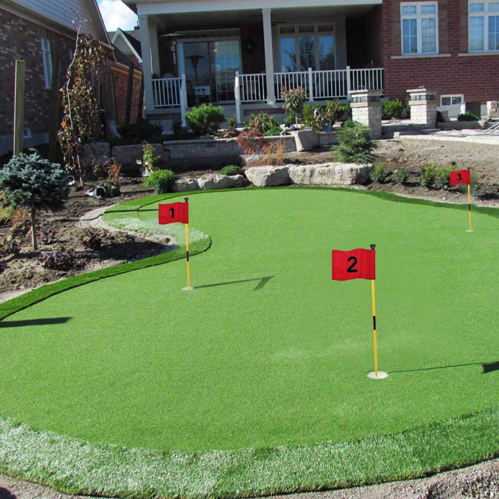 1 шт. пронумерованные флаг положить зеленый обучение гольфу практика маркер