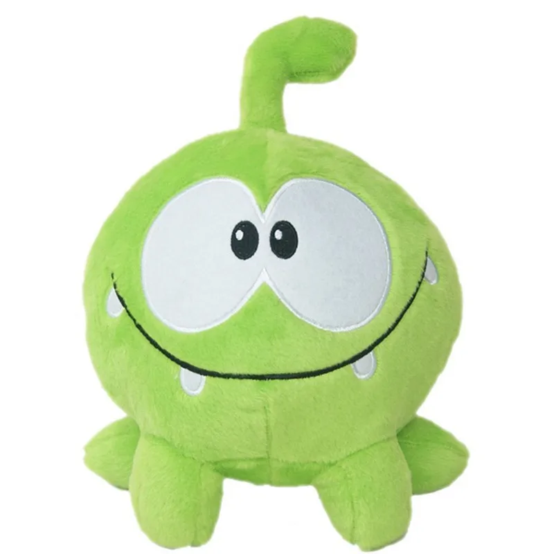 1 шт. 20 см популярная игра мультяшная нарезка веревка Om Nom лягушка набивные