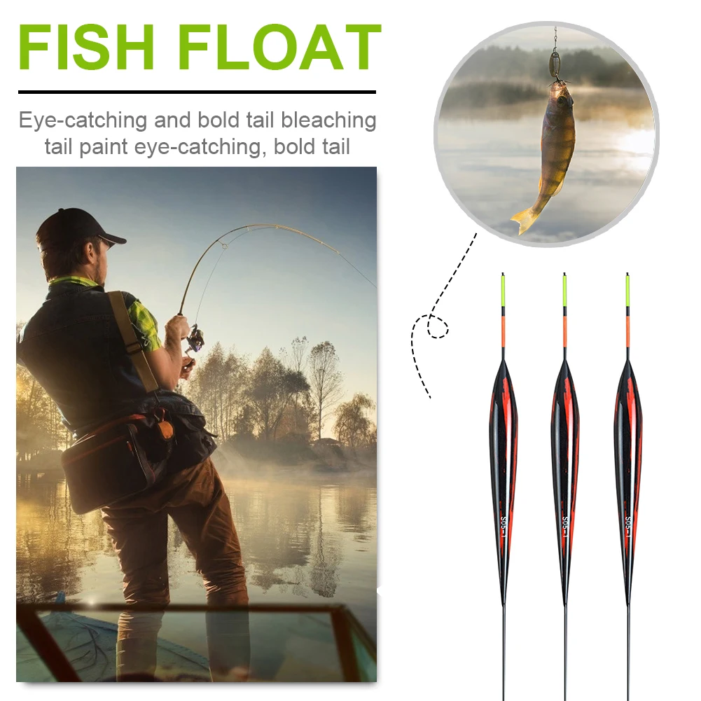 Разноцветные электрические поплавки для рыбалки 3 шт./лот ночной светящийся