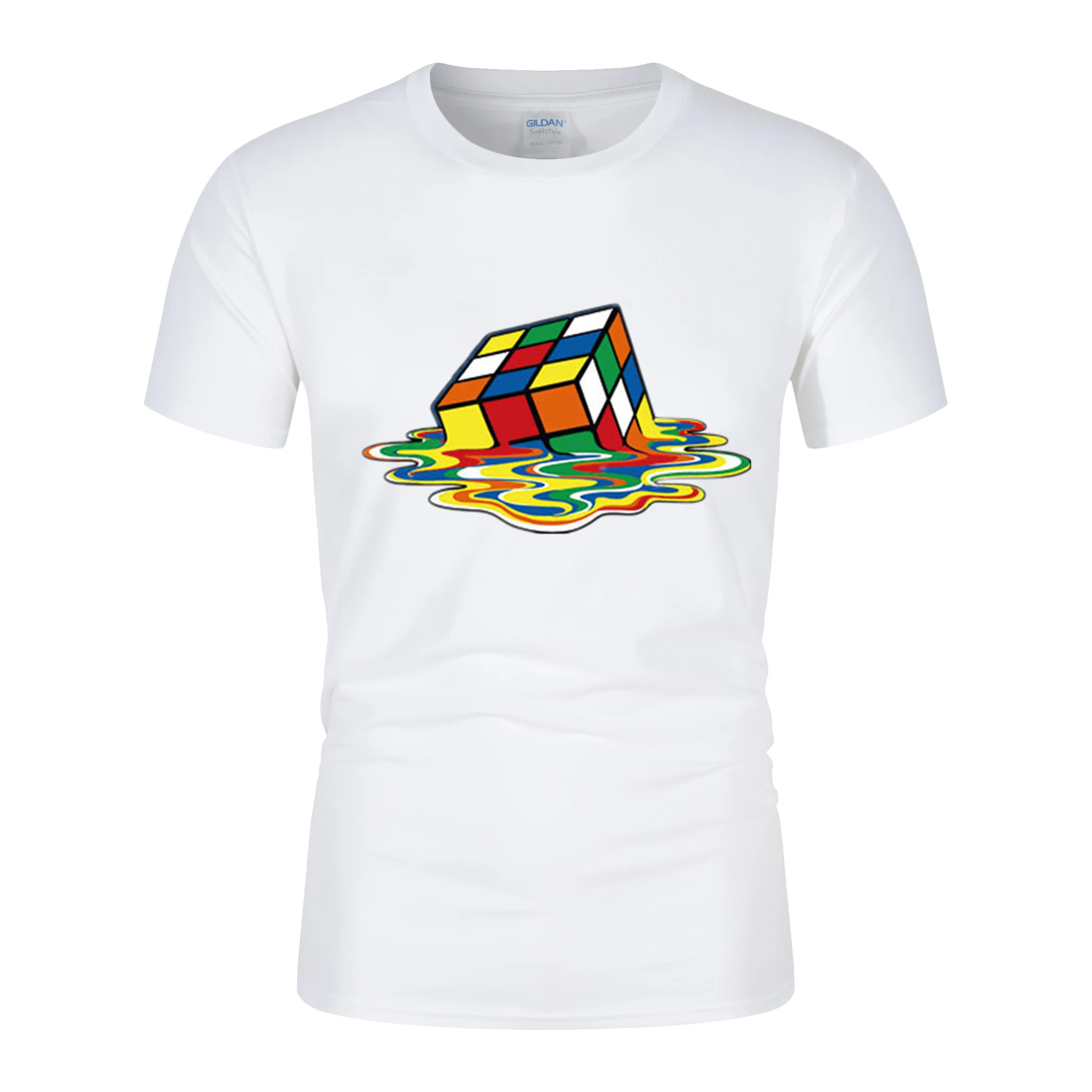 

Popular New Men's Classic Letter Printing Casual Couple English Letters Round Neck Short Sleeve T-Shirt Top