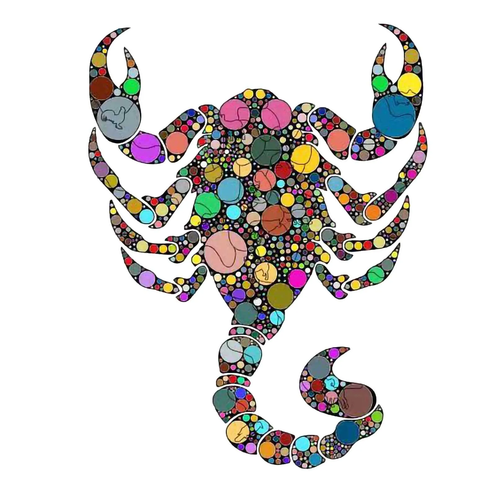 

HIINST 60pcs Scorpion Shape Irregular Building Block Wooden Jigsaw Puzzles Toys Each Pieces Unique Animals Shape