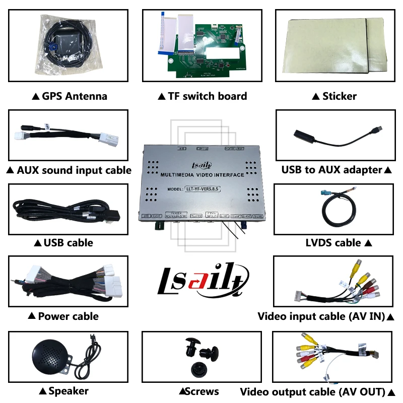 Lsailt Android 7,1 видео интерфейс gps навигационная коробка с 3g ram, 32G rom для Infiniti- QX60 QX80 QX56& Patrol